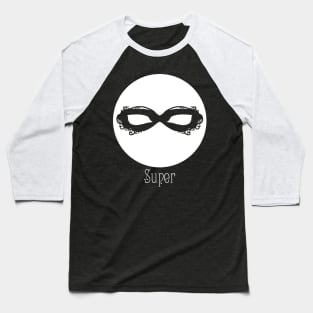 White Masque - Super Baseball T-Shirt